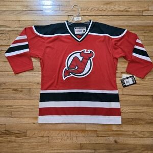 CCM NHL Reebok New Jersey Devils Red Black YOUTH Kids Home Jersey ALL SIZES